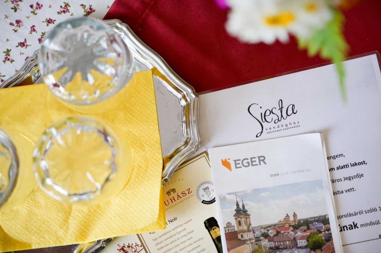 Siesta Vendégház Eger Exterior foto